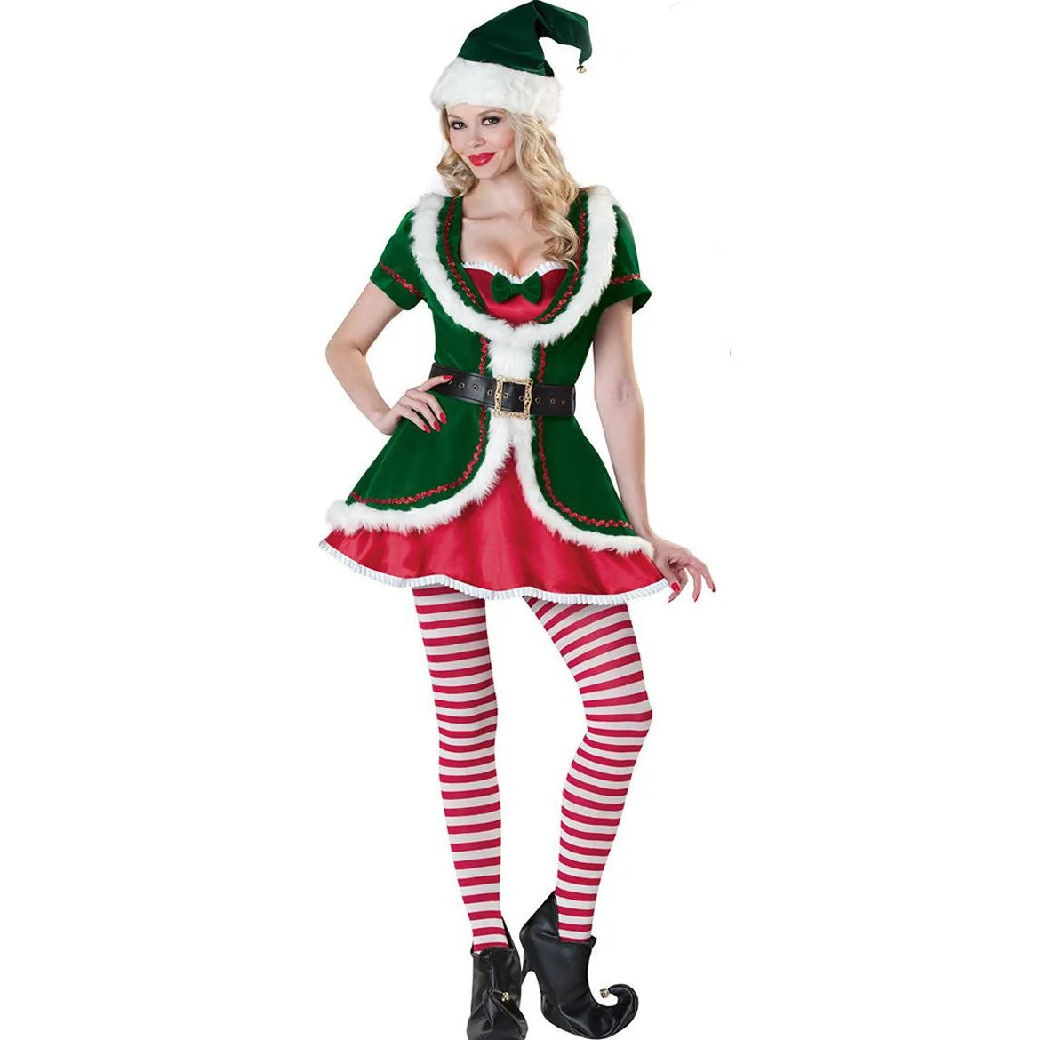 
Christmas couples party costumes for stage performances christmas dress women christmas dresses 