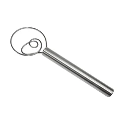 Stainless steel Dough Whisk Flour Mixer Stainless Steel Kitchen Egg beater Manual Egg Whisk
