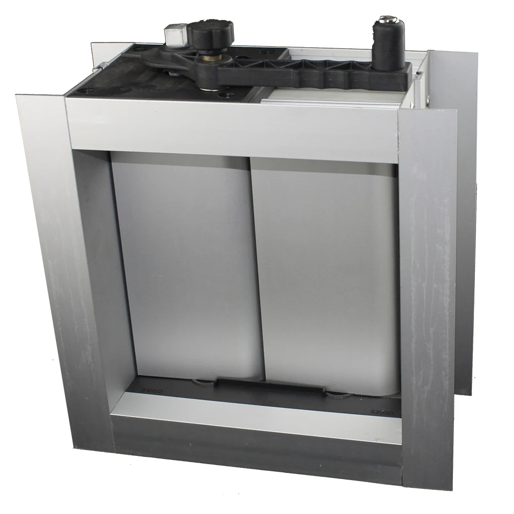 Air conditioner air supply opposed blade damper air diffuser