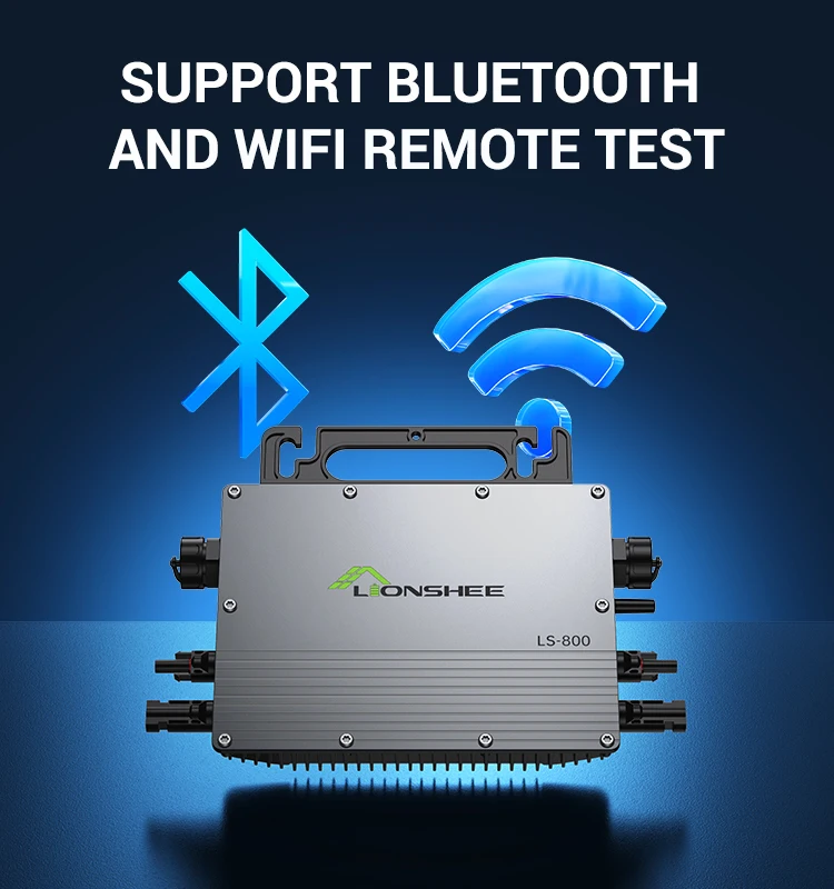 Микро инвертор солнечной 600 Вт 800 с Wi-Fi сетчатый для балконной системы на складе ЕС готов к отправке