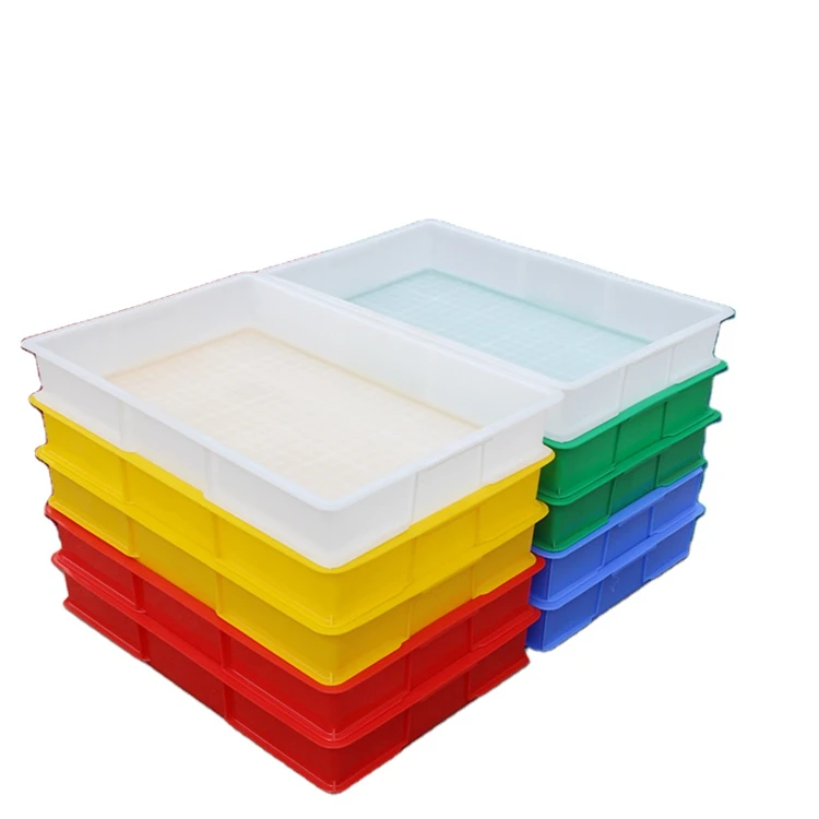 wholesale low price multifunction stackable white frame box plastic tray