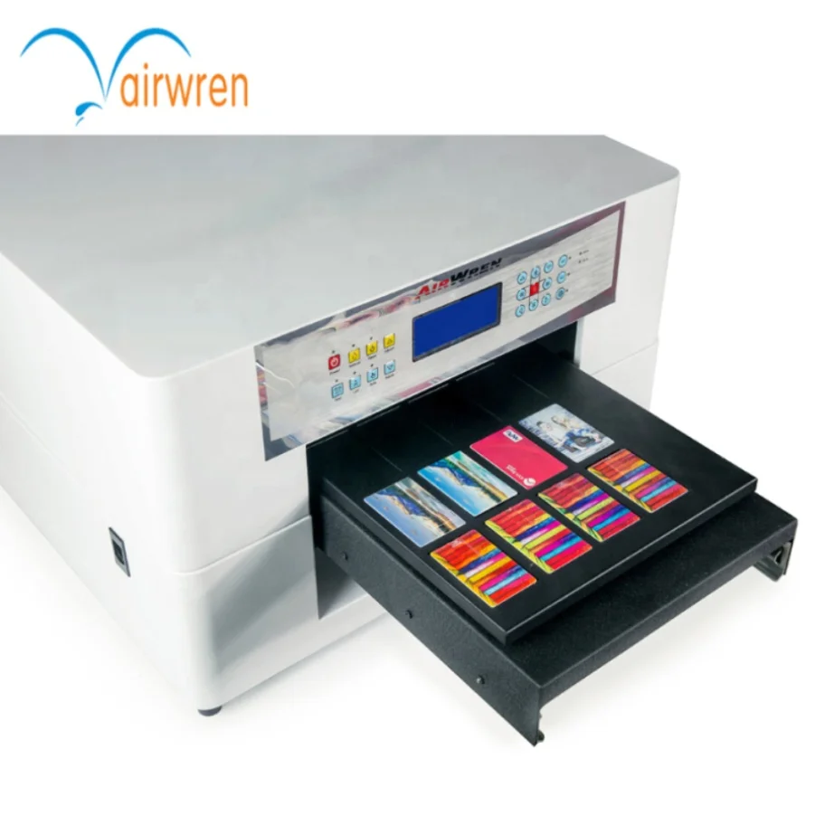 AR-LED Mini4 Digital Multifunction Flatbed Printer For PVC/TPU/ Phone Case UV Printing Machine with White Ink