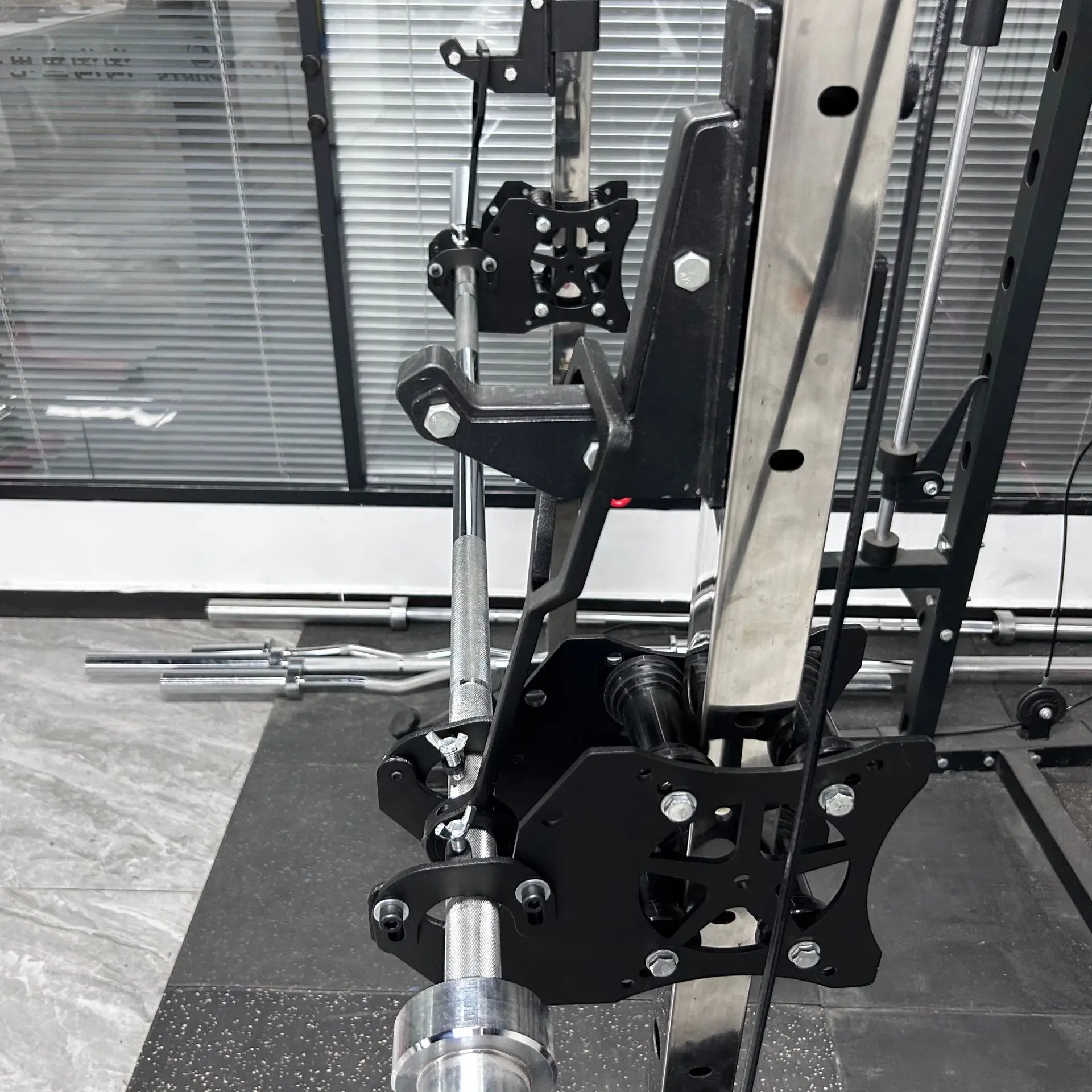 New Fitness Equipment Accessories Upgraded Glider Squat Bench Press with Bearing High Pull Slide Assembly