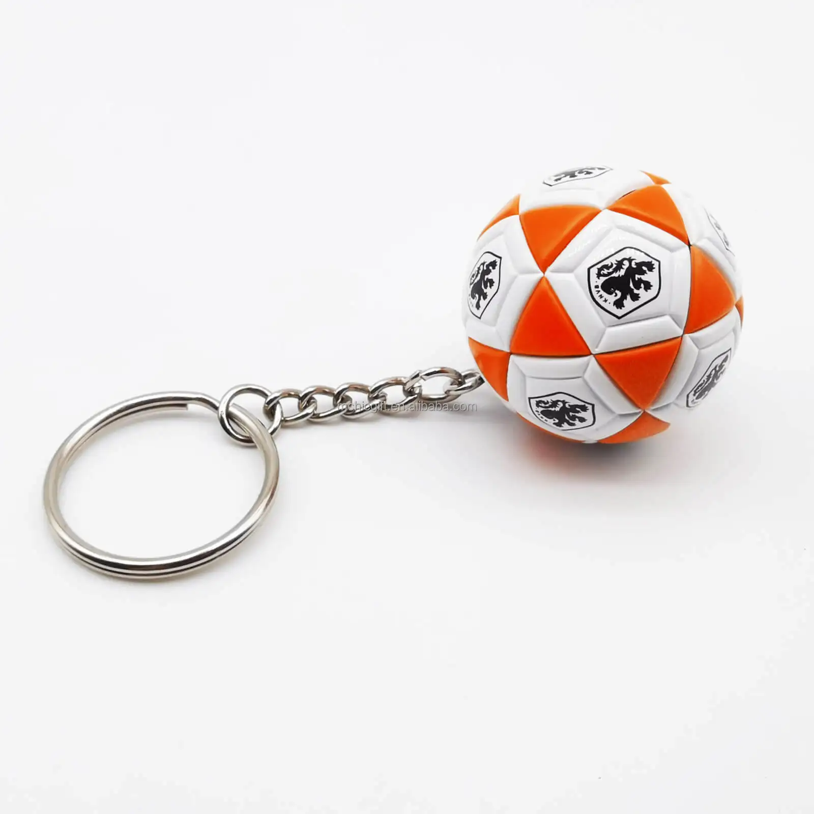 New Promotion Gift Soccer Ball Keychains with Custom Printing 3D Football Key Holder