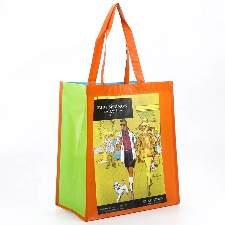 OEM Custom Logo RPET & PP Non-Woven Tote Bag Eco-Friendly & Recyclable Laminated Promotional Cheap Custom Shopping Bag for Gifts