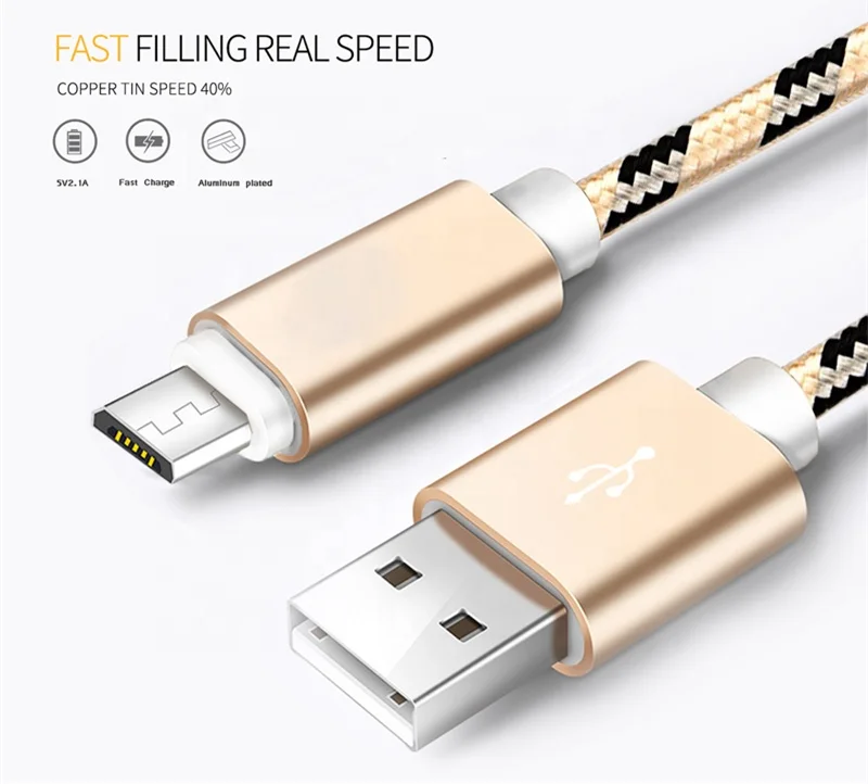  Оптовые линии передачи данных Tiger-pattern Плетеный usb кабель для быстрой зарядки