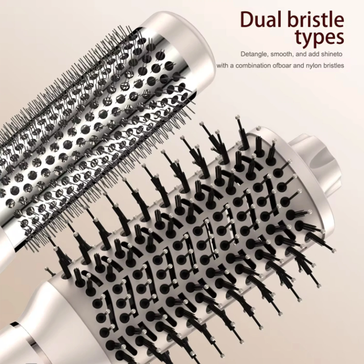 OEM 7 In 1 Multi Hair Styling Tools Hot Air Brush Wrap Styler 110000rpm Ionic Hair Dryer Curlers Straightener Brush Nozzle Set