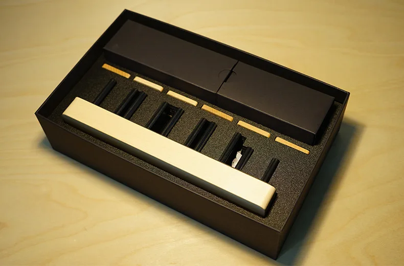 X-043 modern usb port Quasi-glow tube RGB led digital & analog-digital smart desk & table clock alarm steampunk wood gixie clock