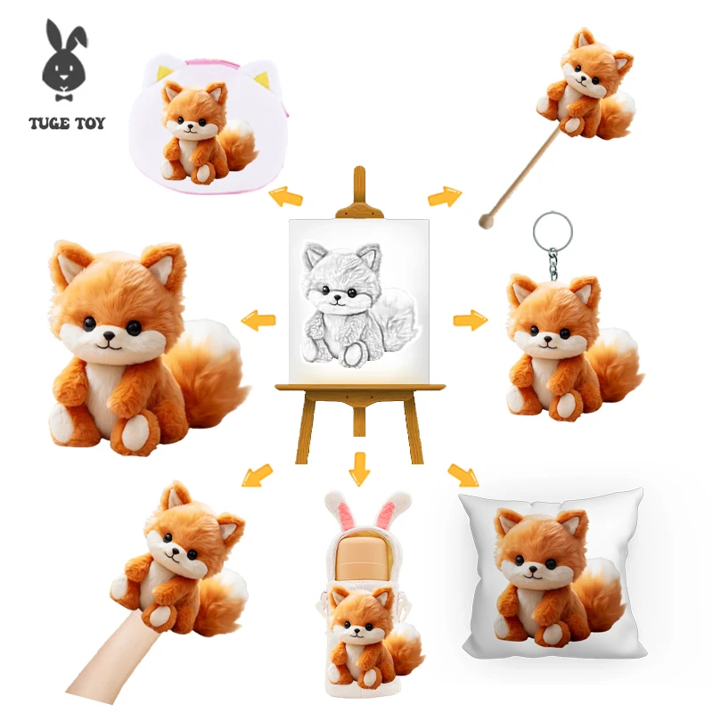 TUGE 2024 HOT SALE Wholesale  Custom Japanese anime doll add  logo Brand Clothes low moq  Toy For Kid Gifts