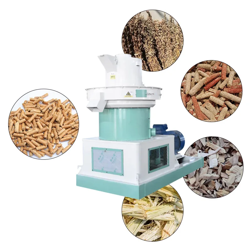 pelletizer 1t per hour pellet mill machine organic fertilizer wood alfalfa straw cassava biomass wood pellet machine