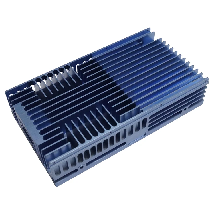Custom CNC Machining Aluminium Milling Process Aluminum Engraving Front Plate For Heatsink Extrusion Profile Parts