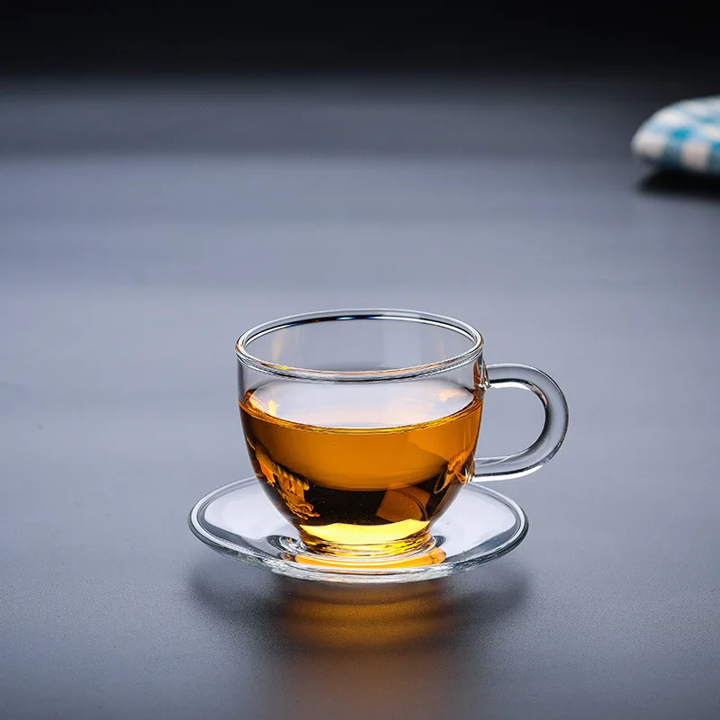 
Eco-friendly glass tumbler custom logo tea mug glass cups 