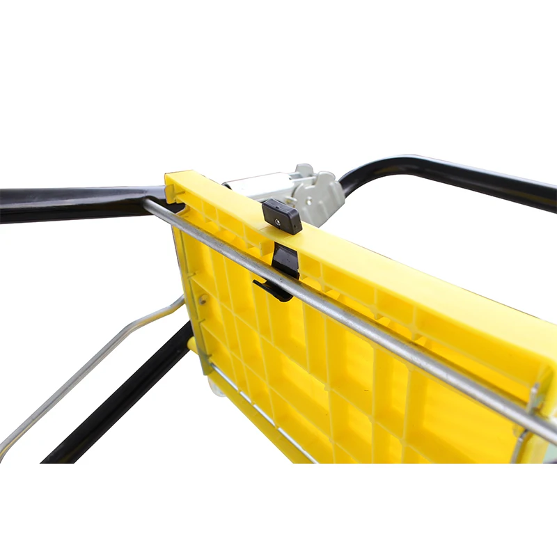 A ladder with A cart, a tool cart with wheels, a ladder