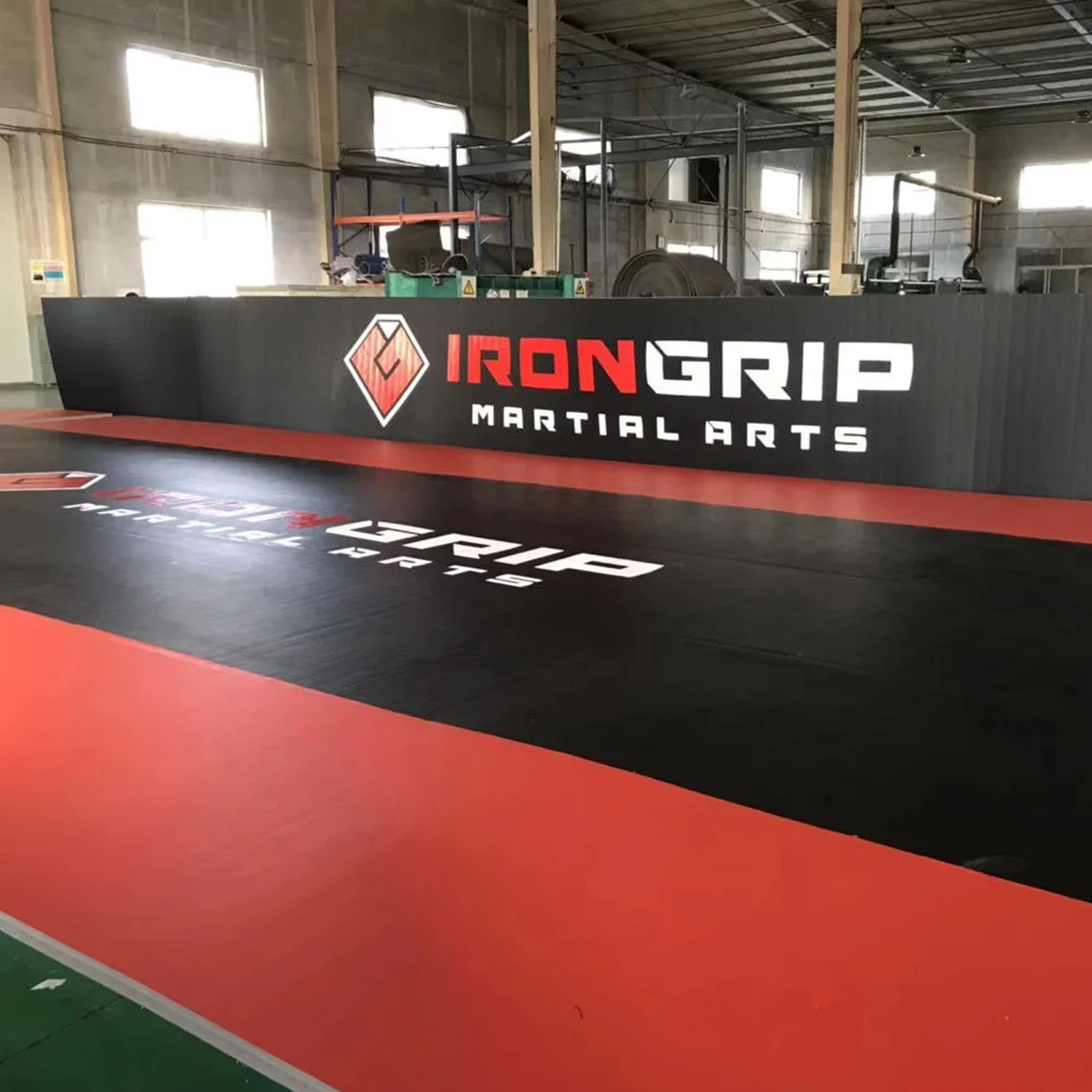 
40mm Thickness MMA rollout mat mma used wrestling mats roll out bjj mats cheap martial arts tatami for judo 