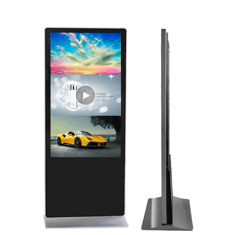 60' Vertical Indoor Led Screen Lcd Display Multi Panels Screen For Outdoors Advertising