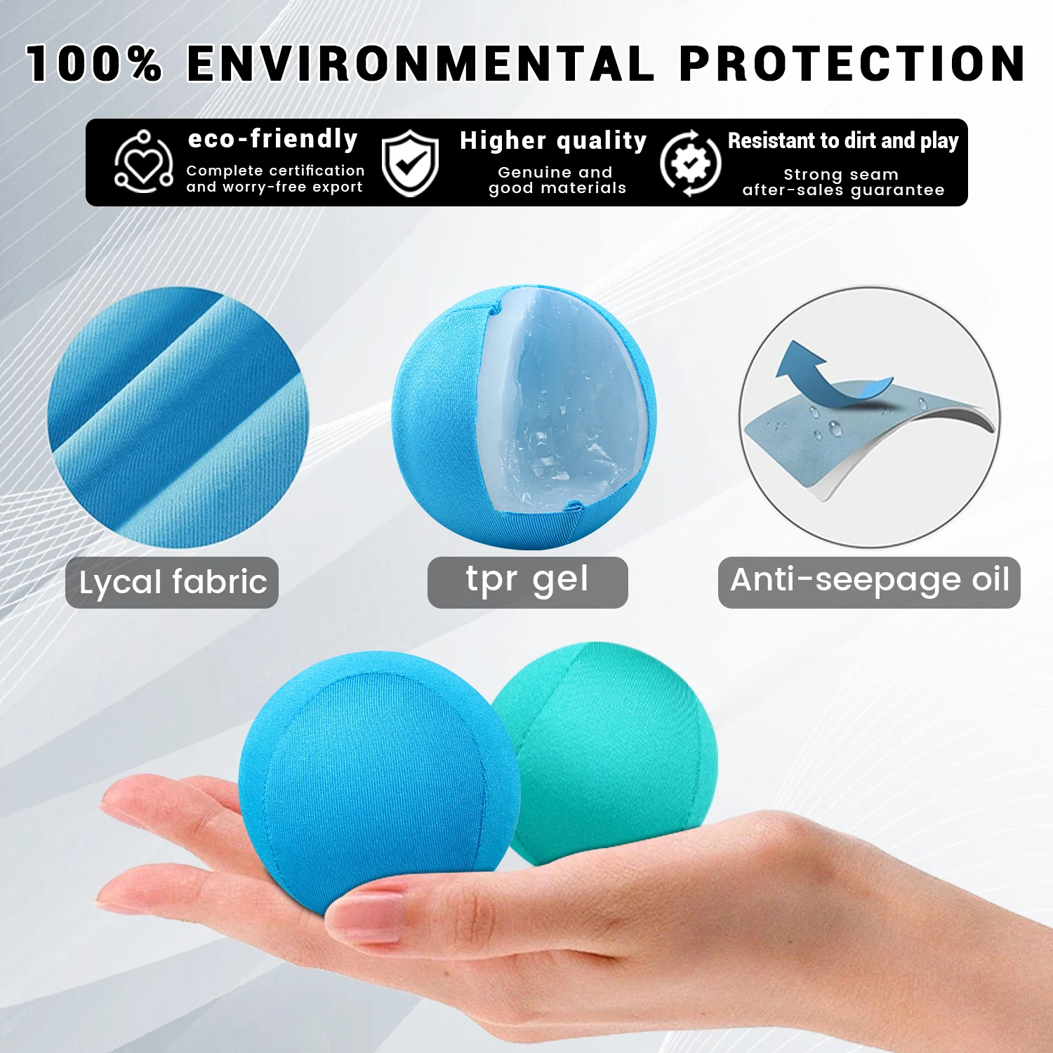 Customized Your Logo Tpr Anti Stress Relief Ball Handball Grip Therapy Exercise Physical Therapy Tpr Gel Stress Ball