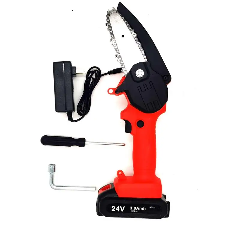 
Garden Pruning Saw Lithium Battery Rechargeable Mini Electric Chainsaw 