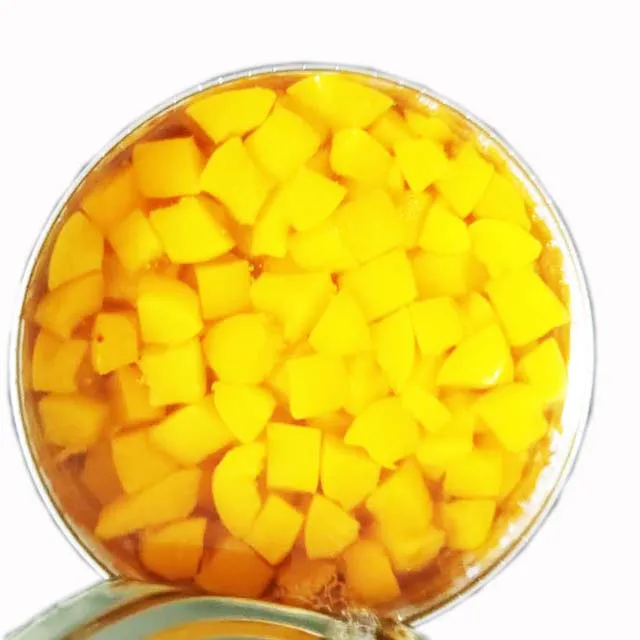Canned peach cubes brands 820g