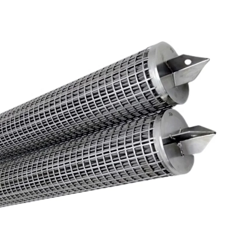 LIANDA Stainless Steel Replacement Filter Element 304 316 316l Sintered Screen Filter Element Cartridge Oil Filtration Wooden