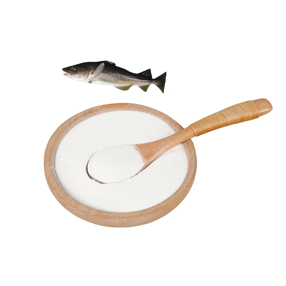 China Factory Price Pure Organic Marine Collagen Bulk Fish Collagen Peptides Powder for grade material