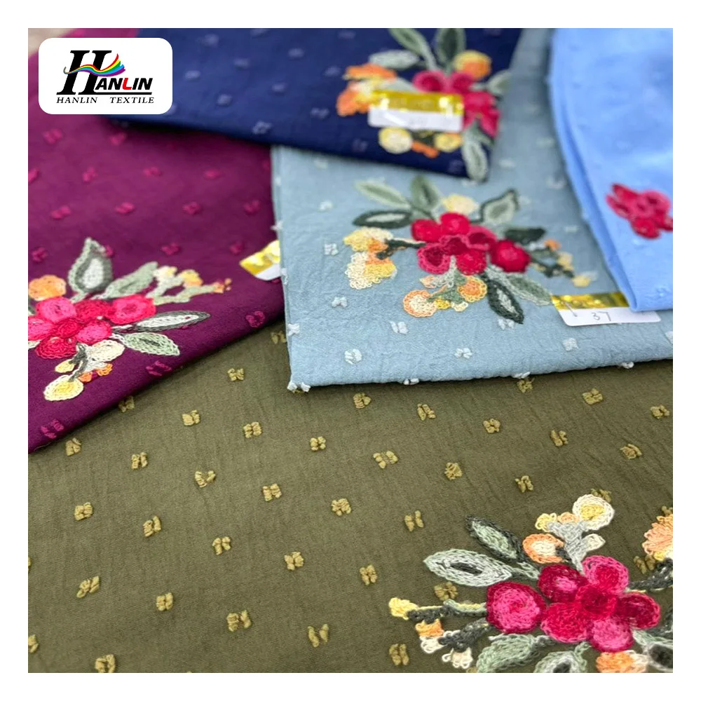 Hanlin Textile High Quality Woven Cey Fabric Plain Colors Dyed 100% P air Flow Foil for Clothing