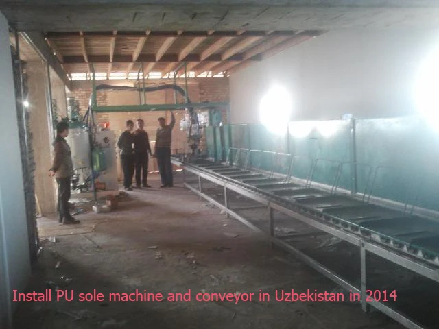 pu slippers making machine