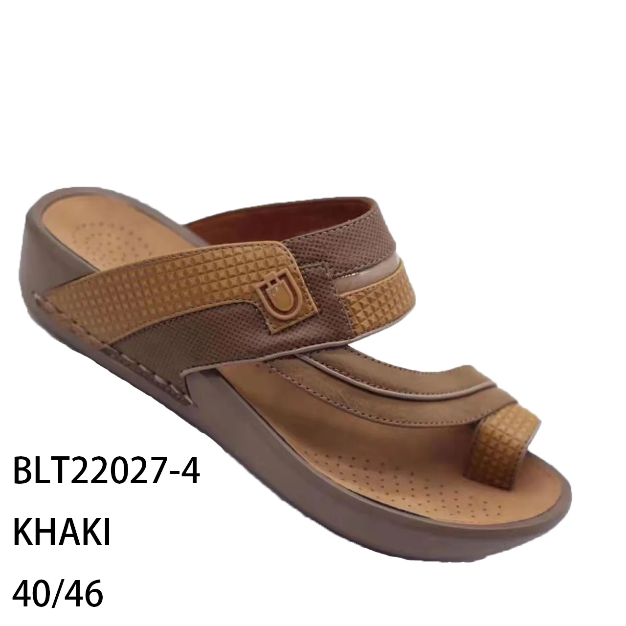 Arabic  men PU slippers Saudi arabic sandals and slippers for men