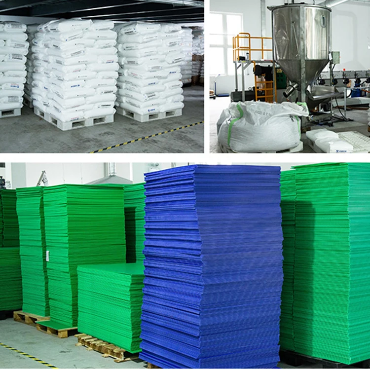 Customized Size Boxes Colorful Printing Eco-Friendly Material Bins Plastic box pp Corrugated for storage packing and handling