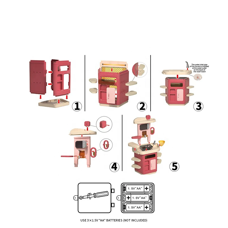 Hot Sale Kitchen Tools Toy Pretend Play Food Sets Kids Happy Cooking Toys For Girls