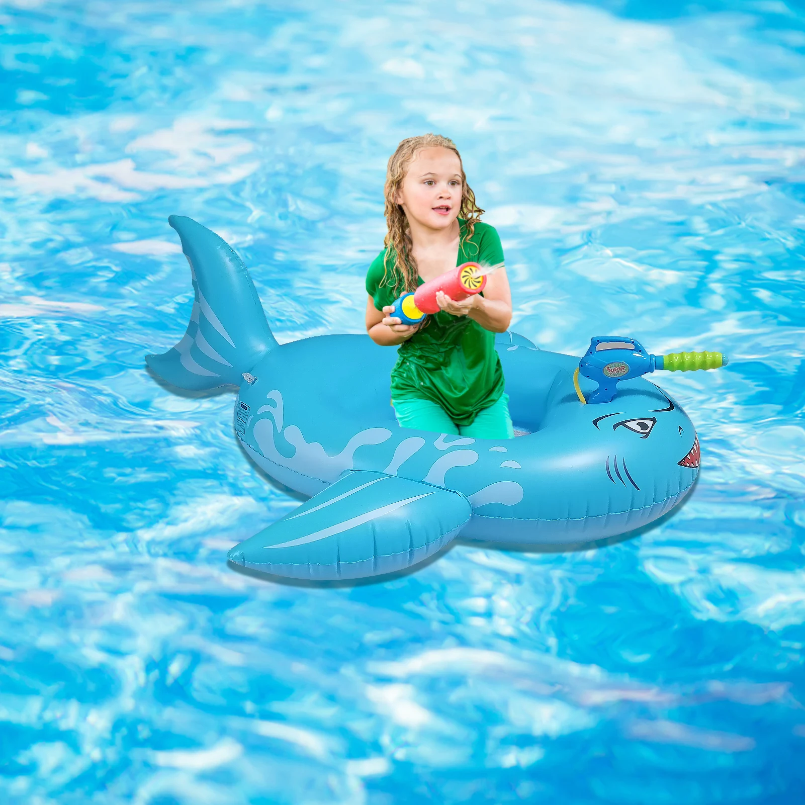 Shark Inflatable Baby Swimming Pool Float Children Toddler Swim Ring for Kid