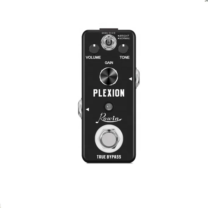 Hot sale mini black Distortion-Plexion multi effect pedal guitar patch cable Guitar Accessories