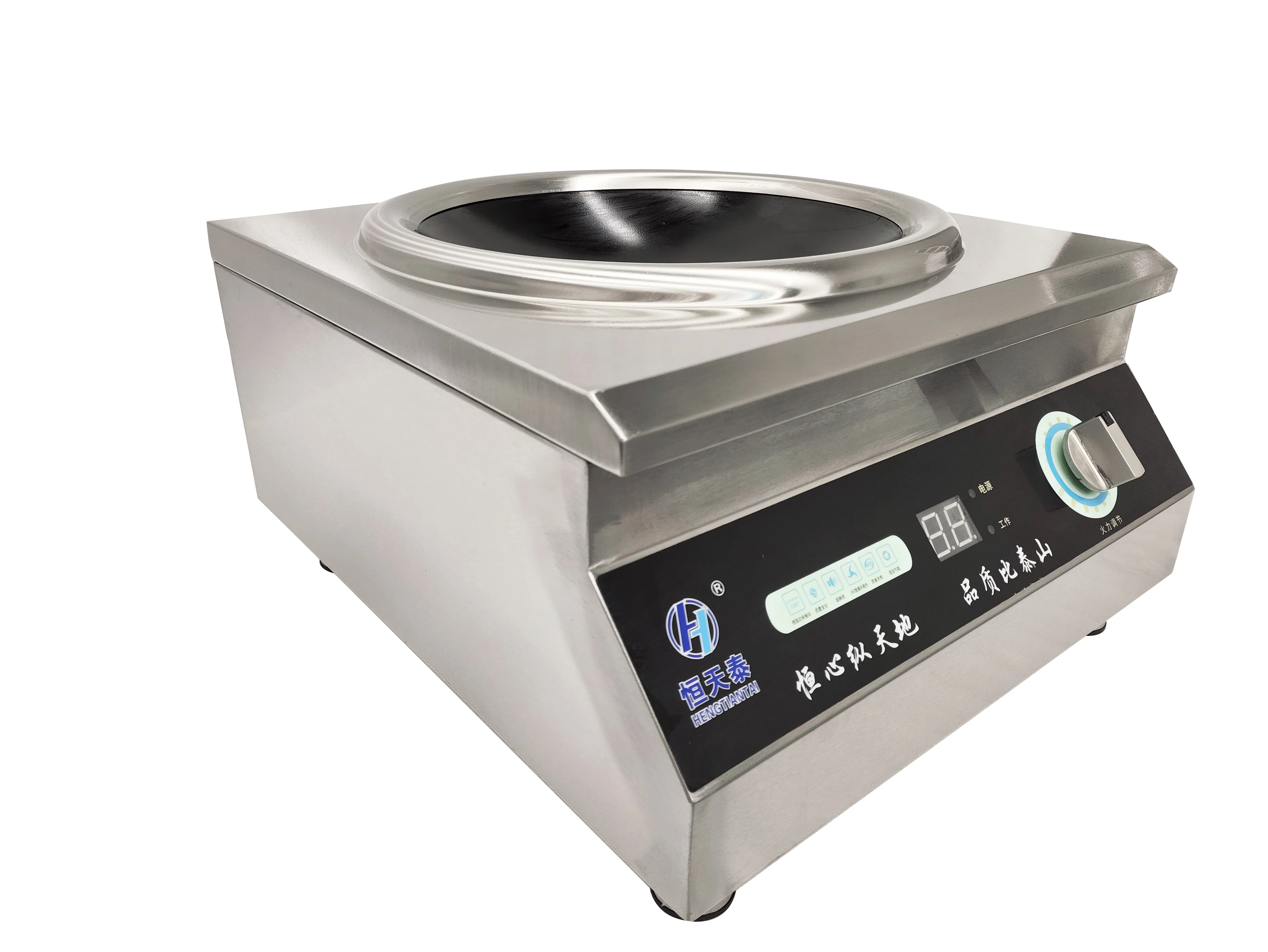 Hot Selling Household Kitchen Utensils with 5kW Single Head Plate Core Concave Stove for Stir Frying
