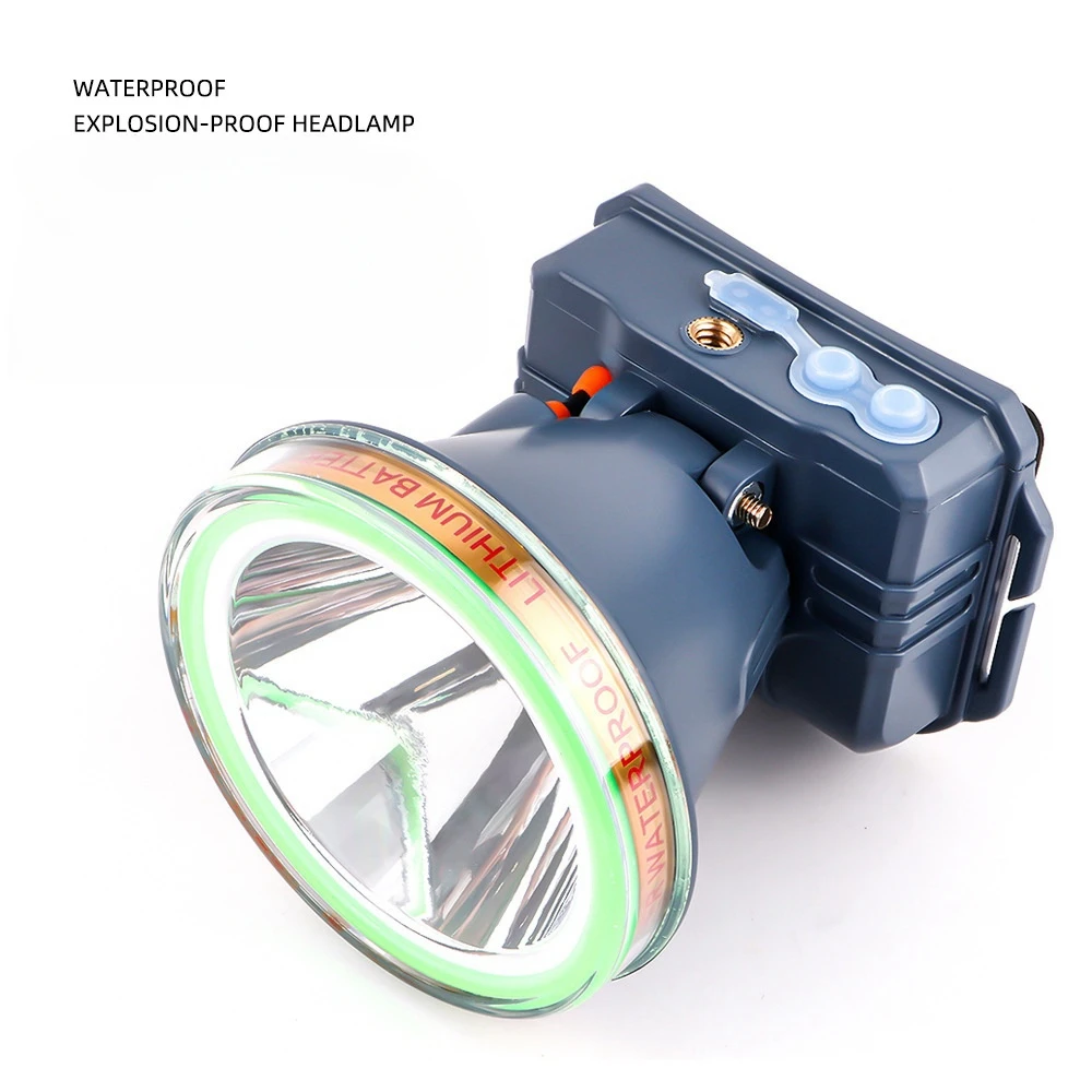 Low Price Rechargeable Headlamp Diving Strong Torch Outdoor Waterproof Fishing Camping Emergency ABS High Power LED Headlamp