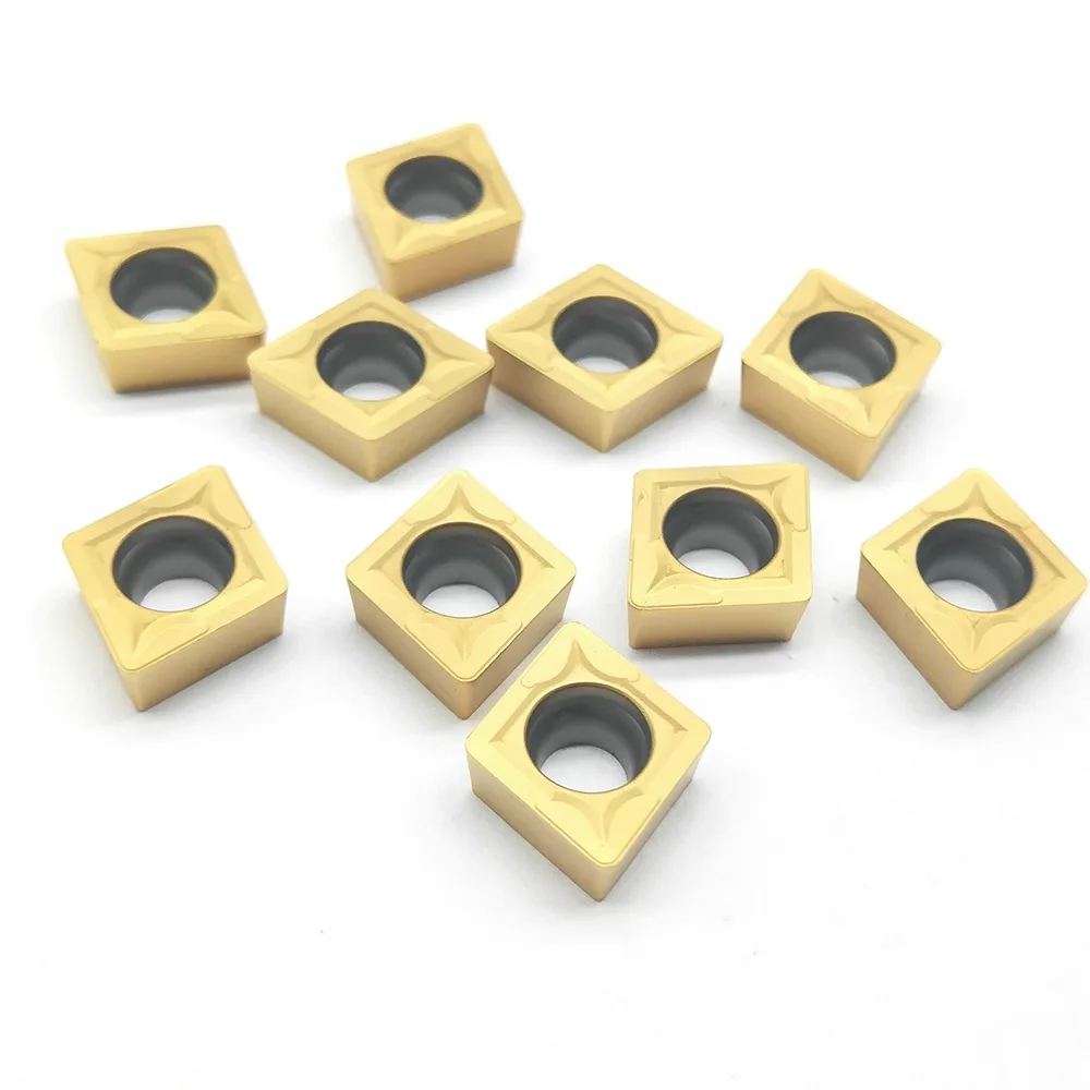 Ccmt09t308 Us735 Turning Tools Density Tungsten Carbide Milling Inserts For Hard Metal Cutting