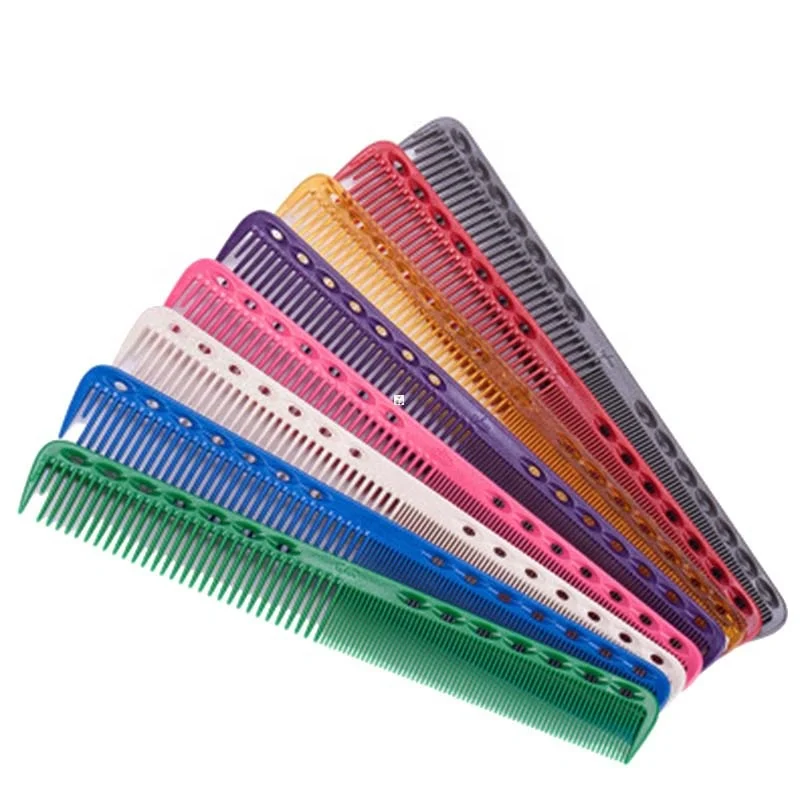Custom Private Label Barber Hot Comb Antistatic ABS Hair Coloring Plastic Comb Hair Combing Tool