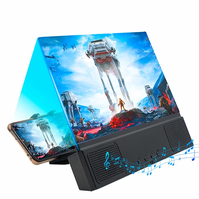 Settpower L12 2021 Latest Top Quality 12-inch Mobile Phone Screen Magnifier with Speaker L2