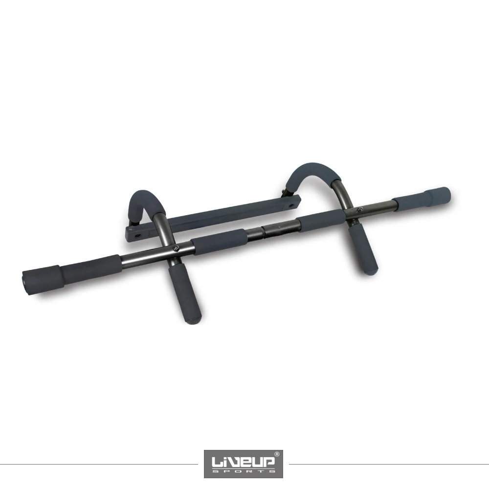 LIVEUP Customizable Adjustable Fitness Door Lever Exercise Door Gym Bar Home Gym Portable Indoor Sports Body Workout Pull-Up Bar