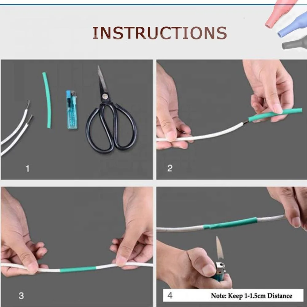 Hampool Heat-Shrinkable Tube Heat Shrink Tubing
