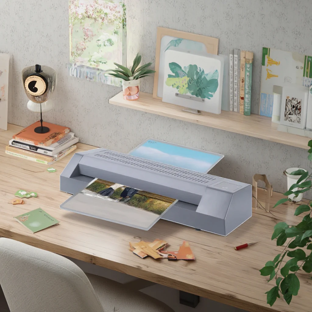 A3 A4 Office Laminating Machines Hot Photo Lamination Pouch Laminator for A5/A6 Paper Size for Documents and Photos Laminadora
