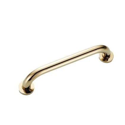 Bathroom bathtub handrail full copper gold bathroom elderly disabled safety barrier-free toilet handrail anti-slip rack