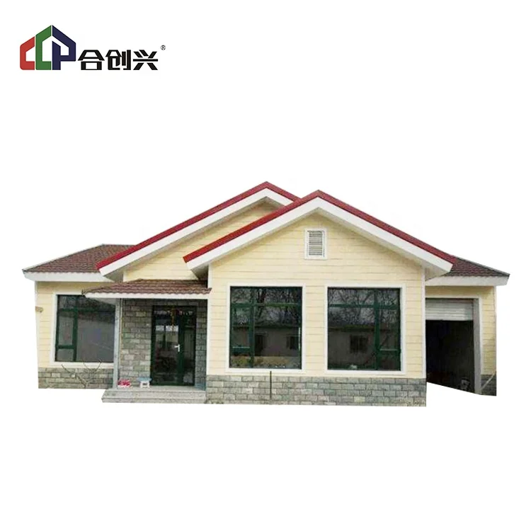 Good seismic performance light steel structure house prefabricated luxury villa
