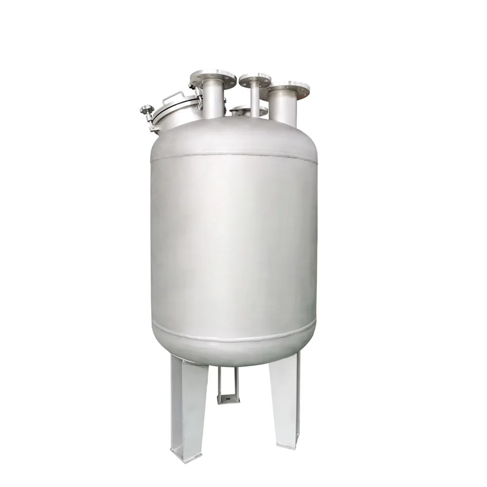 Stainless steel Ethanol Alcohol Chemical Collection Vessel Methanol Hexane Acetone Holding Horizontal Storage Tank