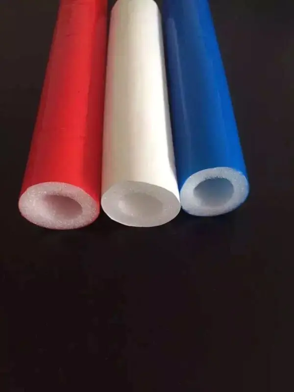 EPE FOAM PIPE COVERING MACHINE, FILM EXTRUDING COVERING MACHINE