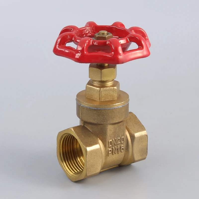 brass manual forged gate valve BSP NPT female thread for water oil gas handle wheel