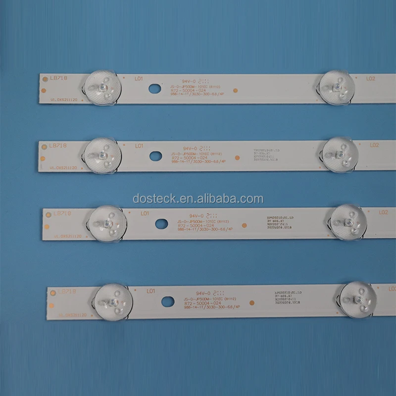 4pcs JS-D-JP50DM-B102EC JS-D-JP50DM-A101EC TCL E50DM1000 led tv backlight strip for tv