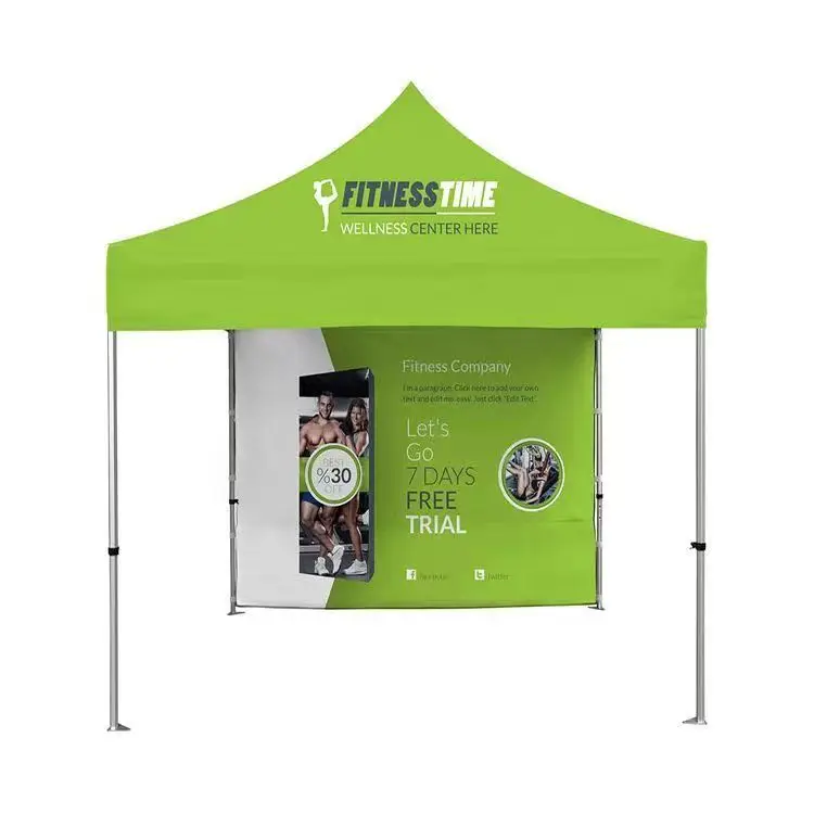 Wholesale Cheap Factory Dye Sublimation Printing Advertising Trade Show Tents 10x10ft Custom Logo Printed Pop-up Tent