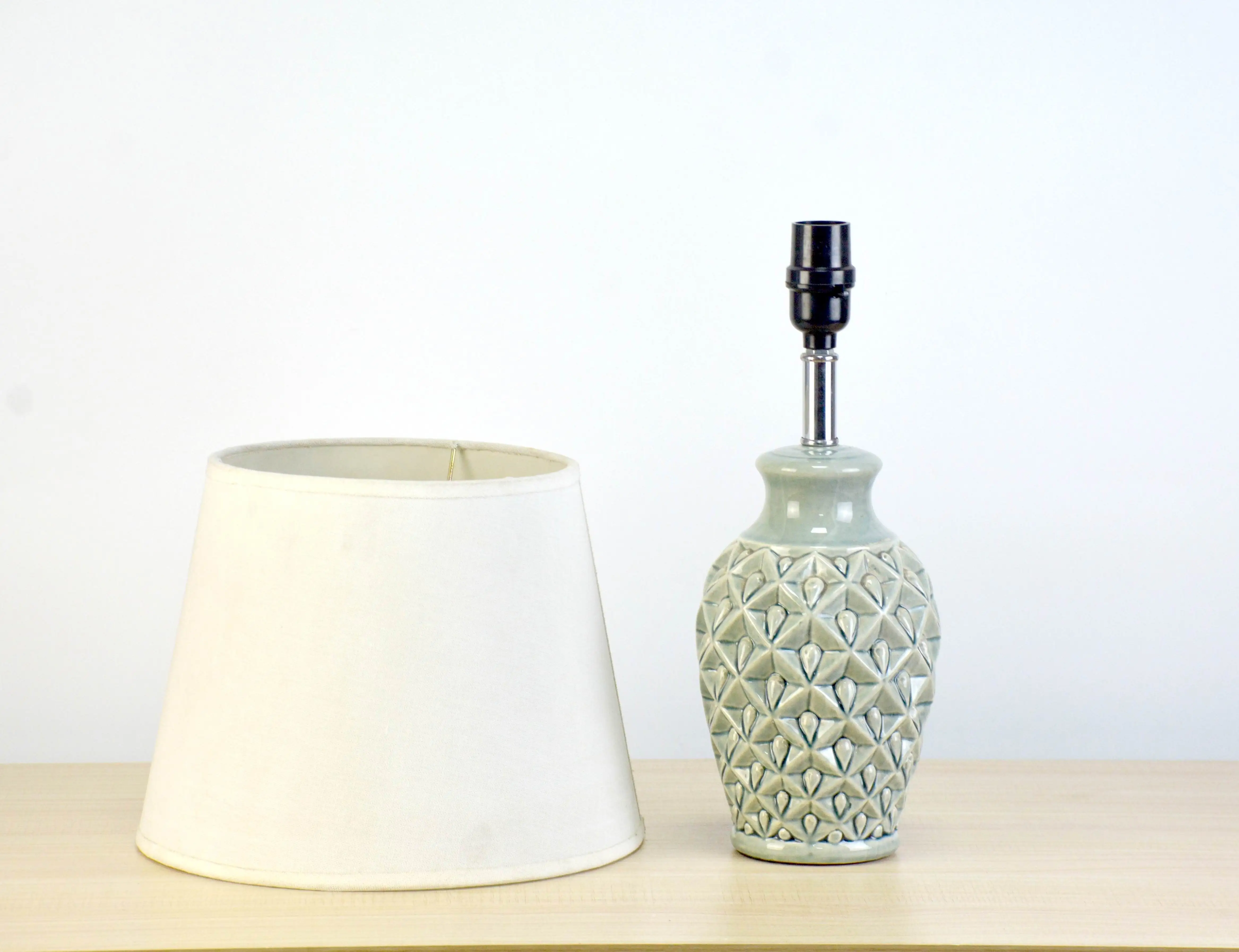 Long-Lasting Best Classic High-End Ceramic Large Bottle Base Table Lamp Living Room