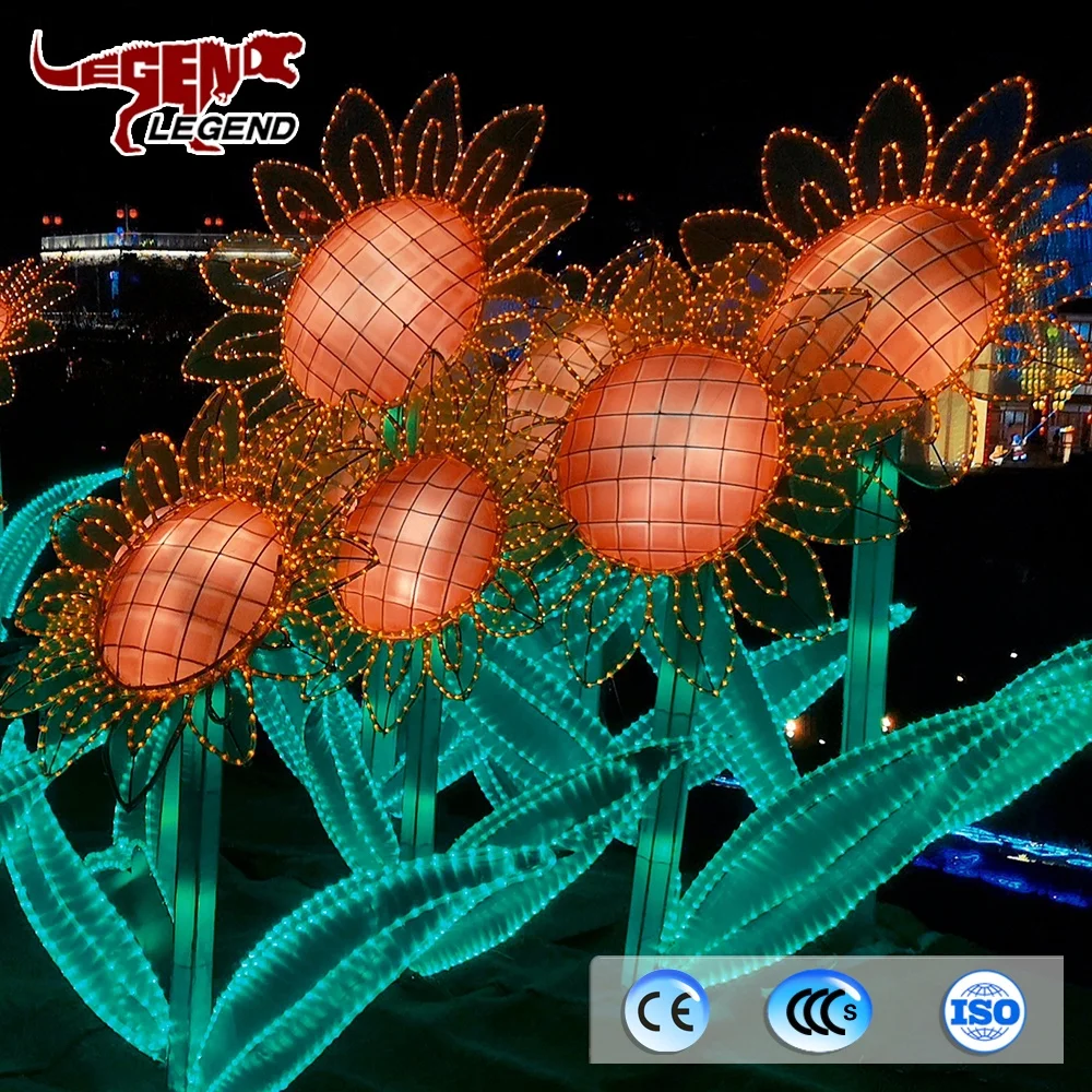 Hanging outdoor garden silk vietnam lantern for decoration