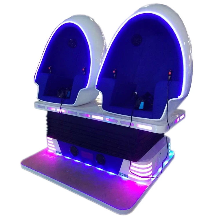 Other Amusement Park Products 360 Degree 2 Seats 9d Egg Vr Cinema