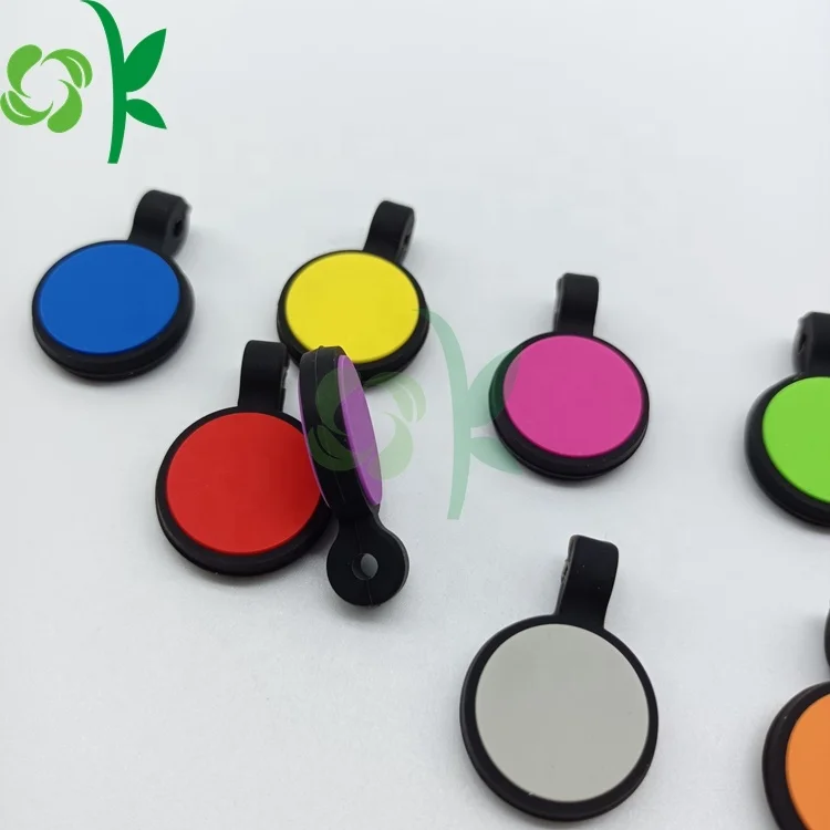 OKSILICONE оптовая продажа силиконовые аксессуары для собак индивидуальная идентификационная бирка многоцветные бирки и